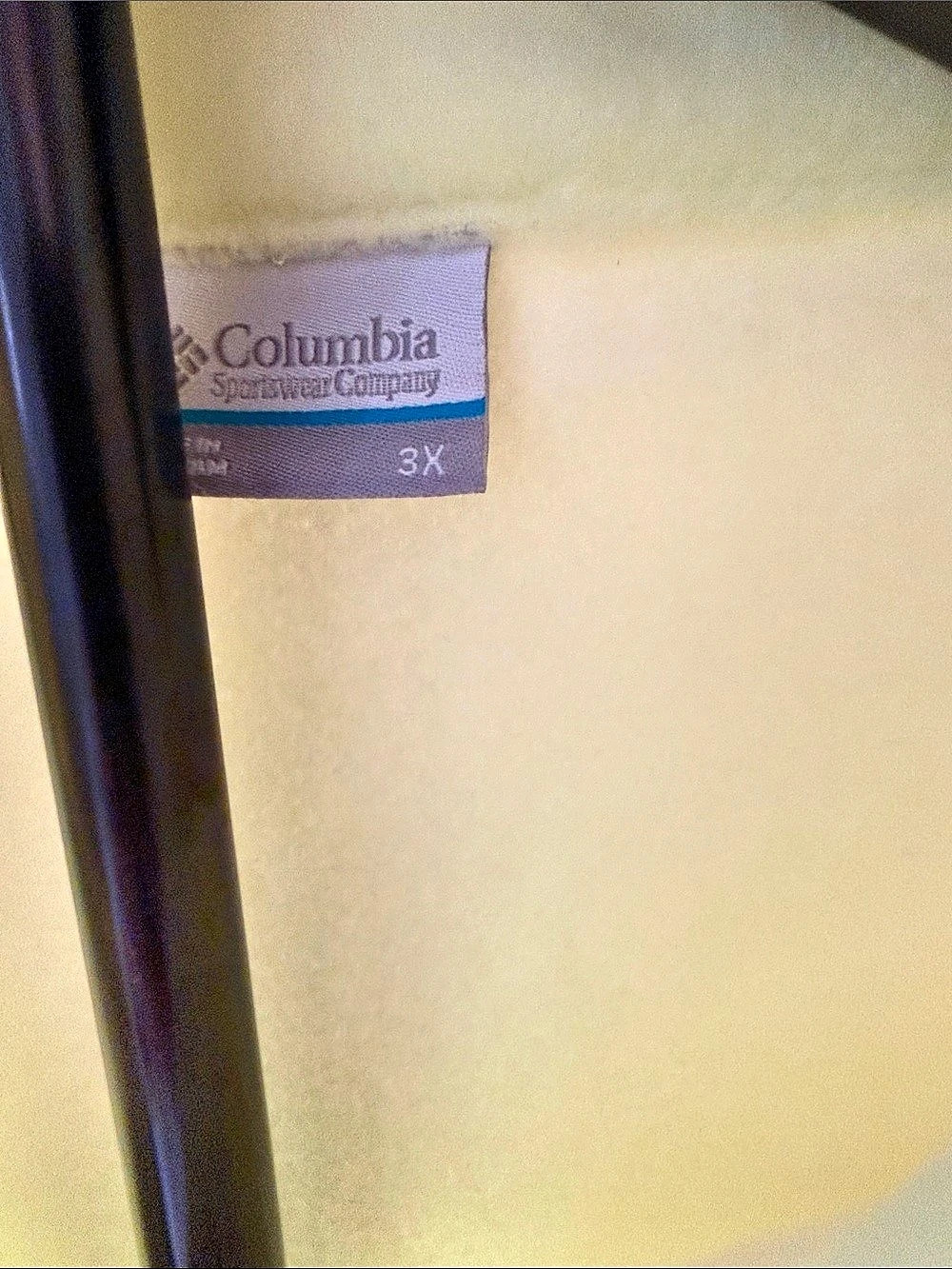 Columbia Benton Springs Full Zip Fleece Jacket Yellow 3X - Picture 4 of 4